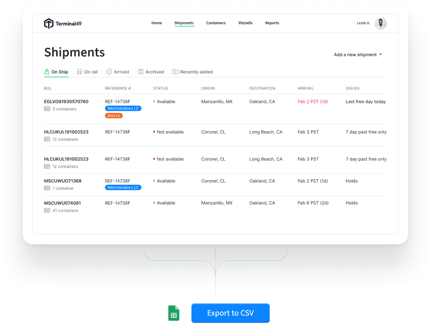 Show Up in Exports & Shared Views